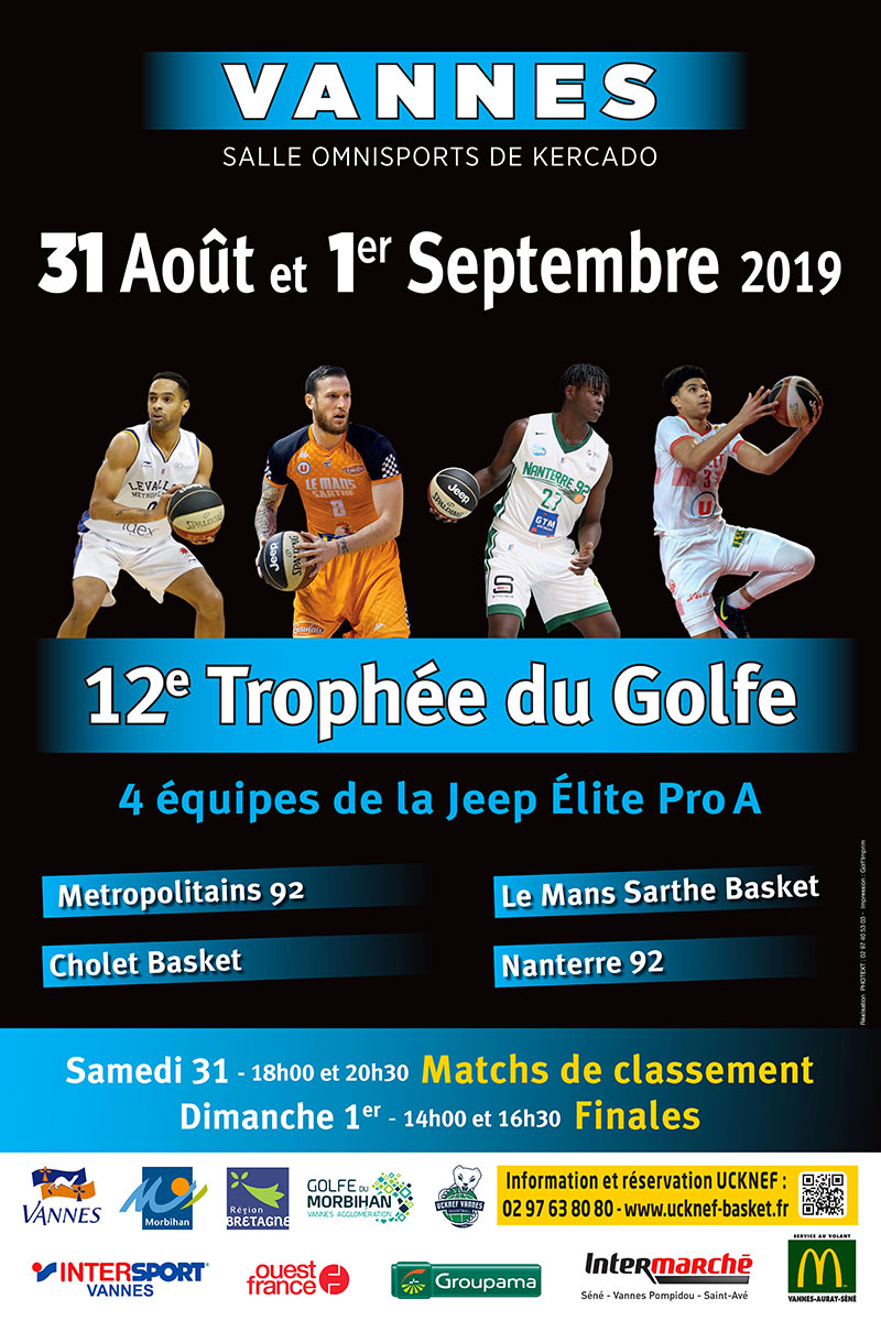 Affiche Trophée du Golfe Vannes 2019