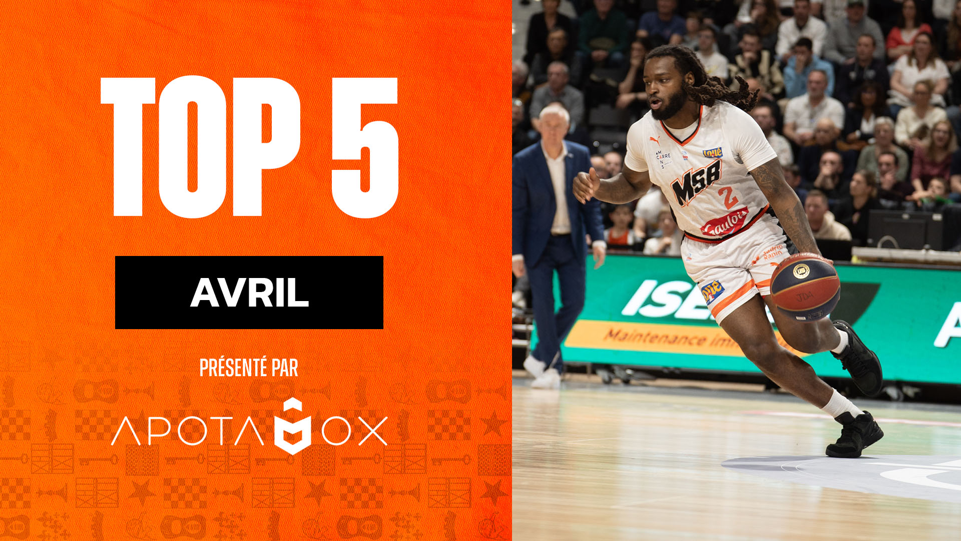 Le top 5 du mois d'avril