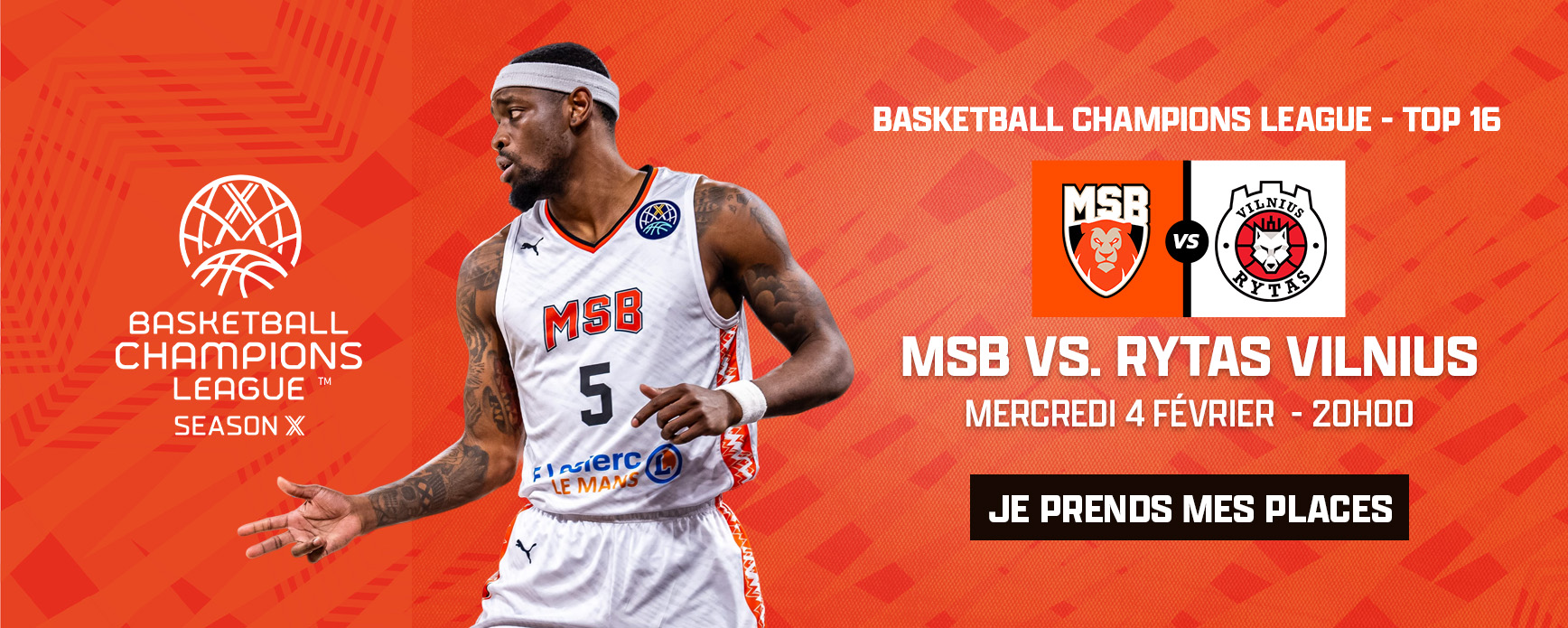 visuel site prochain match vs rytas